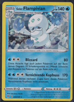 Galar-Flampivian 044/189 Shattered Holo - Flammende Finsternis - DE - NM-Pokemon - Image 1