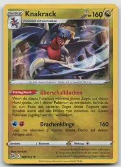 Knackrack 109/172 Holo Rare - Strahlende Sterne - DE - NM - Pokemon TCG - Image 1