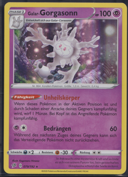 Galar-Gorgasonn 079/192 Holo Rare - Clash der Rebellen - DE - EX - Pokemon TCG - Image 1
