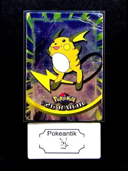 Carte Pokemon Topps #26 Raichu Holo - TV Animation 1 Edition Fr - Image 1