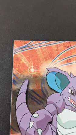 Carte Pokemon - Nidoking Topps #34 Holo Foil Brillante - FR NM - Image 3