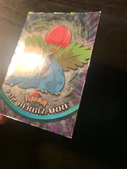 Carte Pokemon TOPPS HOLO Serie 1 Herbizarre Numero 02 Francaise - Image 3