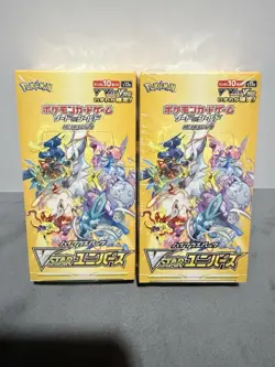Lot (2) Japanese Pokemon Booster Boxes Sword & Shield Vstar Universe S12a Sealed - Image 1