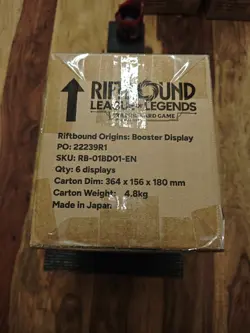 Riftbound Origins Display Case 1st Wave/Print Pokemon TCG English Sealed OVP - Image 2