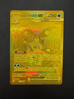 Pokemon TCG: Mega Greninja EX 122/086 - ME: Chaos Rising Mega Hyper Rare NM-M - Image 1