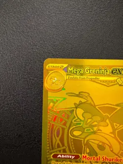Pokemon TCG: Mega Greninja EX 122/086 - ME: Chaos Rising Mega Hyper Rare NM-M - Image 2