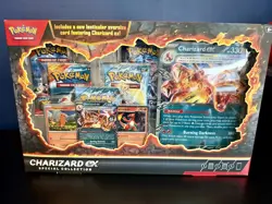 Pokemon TCG Charizard ex Special Collection Box – Sealed – New – Promos & 5 Pack - Image 1