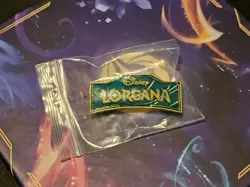 Disney Lorcana Rise of the Floodborn League Logo Pin Emerald Green - Image 3