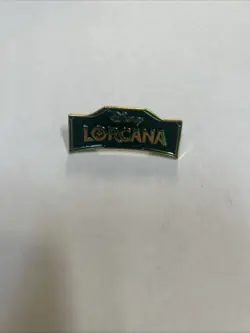 Disney Lorcana Rise of the Floodborn League Logo Pin Emerald Green - Image 1
