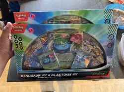 2 Pokemon TCG Venusaur Ex & Blastoise Ex Premium Collection Gamestop Exclusive - Image 1
