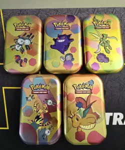 Pokemon TCG Scarlet & Violet 151 Costco 5 Pack Mini Tins Bundle - Image 1