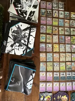 Huge Pokemon Lot Mew Espeon Gengar Pikachu Victini Ex Binder Poster Masterball - Image 2