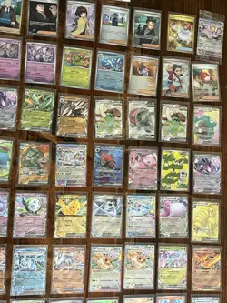 Huge Pokemon Lot Mew Espeon Gengar Pikachu Victini Ex Binder Poster Masterball - Image 5