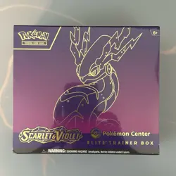 SV Scarlet & Violet (Miraidon) POKEMON CENTER ETB Elite Trainer Box SEALED - Image 1