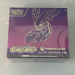 SV Scarlet & Violet (Miraidon) POKEMON CENTER ETB Elite Trainer Box SEALED - Image 3