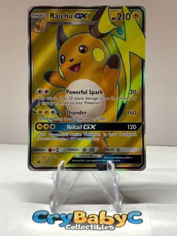 Pokemon Raichu GX SM90 Sun & Moon BLACK STAR PROMO - Image 1