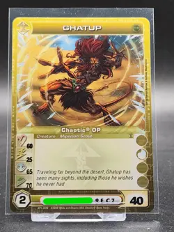 Chaotic Card : Ghatup Chaotic OP First Edition Creature - Image 1