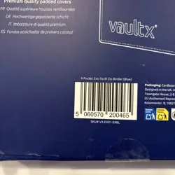 VaultX Exo-Tec Zip Binder Sideloading 9 Pocket Holds 360 Cards. New, Other - Image 5