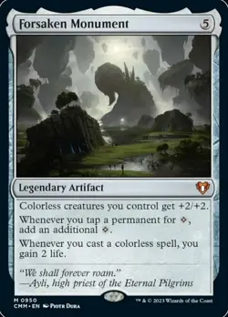 MTG Forsaken Monument, Light Play, English Commander Masters - Image 1