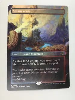 Steam Vents (Borderless) Lorwyn Eclipsed Foil - Image 1