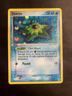 Staryu 75/101 EX Hidden Legends Reverse Holo Pokemon Vintage - Image 2