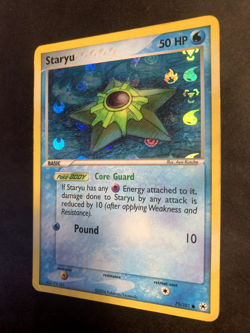 Staryu 75/101 EX Hidden Legends Reverse Holo Pokemon Vintage - Image 3
