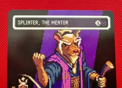 Splinter, the Mentor (0089) (Borderless) (Surge Foil) Commander: TMNT. MTG. NM+ - Image 2