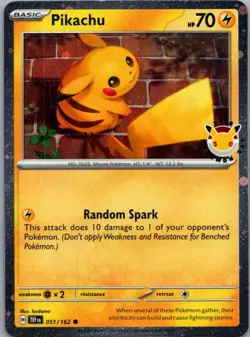 Pikachu (Pokemon Day 2026) 051/162 Holo Misc Cards & Products Pokemon NM - Image 1
