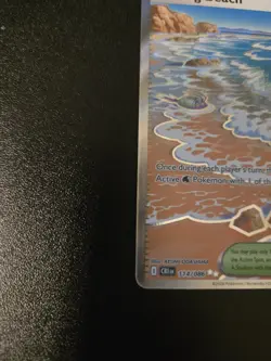 Surfing Beach 114/086 Full Art Chaos Rising Pokemon TCG NM - Image 2