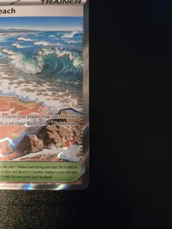 Surfing Beach 114/086 Full Art Chaos Rising Pokemon TCG NM - Image 3