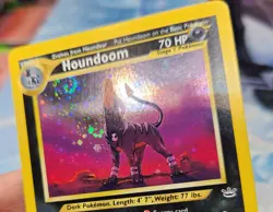 *Big Swirl* Houndoom 8/64 Holo Rare Neo Revelation Pokemon English LP+ Pokemon - Image 4