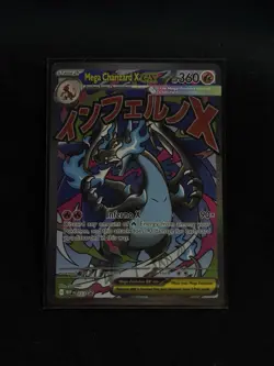 Pokemon Mega Charizard X EX Holo Promo Card 023 Me Evolution 360 HP Inferno X - Image 1