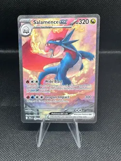 2025 Pokemon Journey Together Salamence ex #187/159 - Image 1