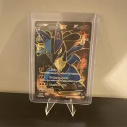 Lucario EX Full Art 107/111 XY Furious Fists Ultra Rare Holo Pokemon TCG - Image 1
