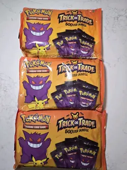 Nintendo Pokemon TCG BOOster Gengar Trick Or Trade Bundle 40 Packs - LOT OF 3 820650850783 - Image 1