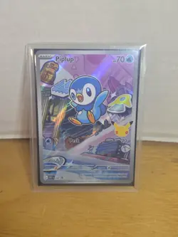 Pokemon PIPLUP MEP 042 Ascended Heroes - 1st Partner FULL ART PROMO - NEAR MINT - Image 1