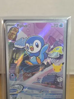 Pokemon PIPLUP MEP 042 Ascended Heroes - 1st Partner FULL ART PROMO - NEAR MINT - Image 2