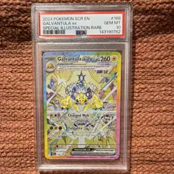 Pokemon TCG Galvantula ex 168/142 Stellar Crown Special Illustration Holo PSA 10 - Image 1
