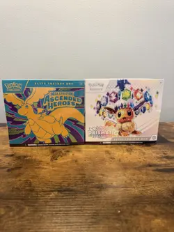Pokemon Ascended Heroes ETB and Prismatic Evolutions ETB - Image 1
