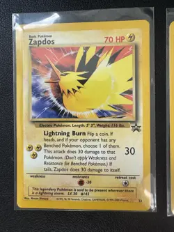 Pokemon Black Star Promo Moltres Zapdos Articuno NM Legendary Birds set - Image 2