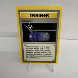Pokemon TCG Defender 80/102 Base Set Regular Uncommon Trainer Wizards 1999 - Image 1