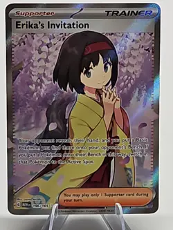 Pokemon TCG Erika's Invitation SV: Scarlet & Violet 151 196/165 Holo NM - Image 1