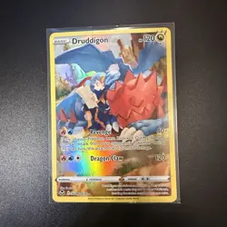 Pokemon TCG Druddigon TG09/TG30 Silver Tempest Ultra Rare Holo - Image 1