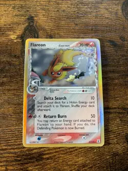 Flareon (Delta Species) 5/113 Delta Species Holo Pokemon - Image 1
