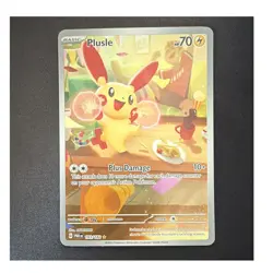The Pokemon Company Plusle 193/182 SV04 Paradox Rift Illustration Rare IR Holo - Image 1