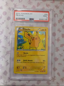 PIKACHU PSA 9 2014 POKEMON XY #42/146 - Image 1