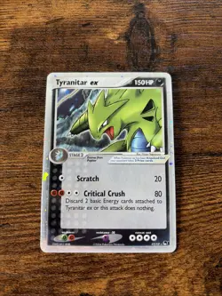 Pokemon TCG Tyranitar EX Pop Series 1 Holo Ultra Rare - Image 1