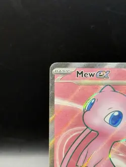Pokemon Mew EX 193/165 151 Full Art Ultra Rare Holo - Image 3