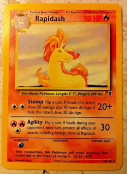 Rapidash - Legendary Collection - Pokemon - 60/110 - Uncommon - NM - Image 1