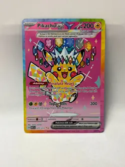 Pokemon Ascended Heroes Pikachu EX 277/217 Special Illustration Rare - Image 1